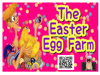 Preview of QR Code + Listening Center Response Sheets: The Easter Egg Farm