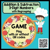 Add and Subtract 3-Digit Numbers Game with Regrouping - Ta