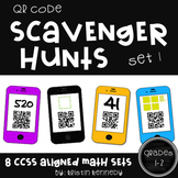 QR Code Scavenger Hunts: Grades 1 and 2 Math