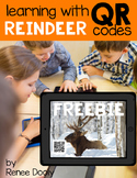 QR Code - Reindeer Freebie
