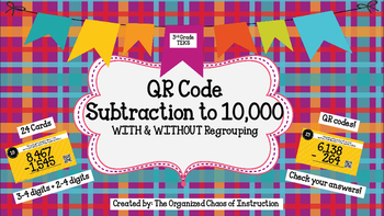 QR Code SUBTRACTION to 10,000