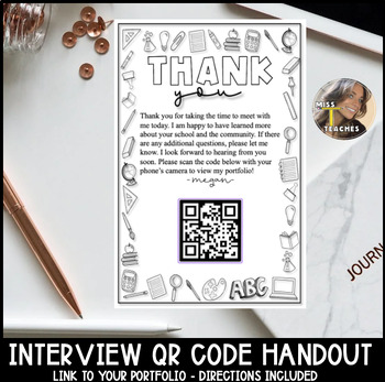 Preview of QR Code Scanner for Interview Portfolio