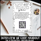 QR Code Scanner for Interview Portfolio