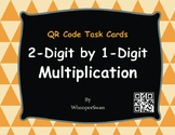 QR Code Task Cards: 2-Digit by 1-Digit Multiplication