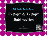 QR Code Task Cards: 2-Digit and 1-Digit Subtraction