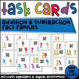 QR Code Task Cards: Addition and Subtraction Fact Families