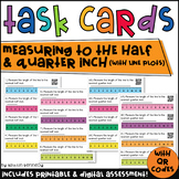 QR Code Task Cards: Measuring to the Half and Quarter Inch