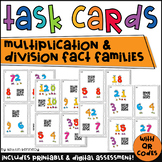 QR Code Task Cards: Multiplication and Division Fact Families
