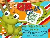 QR Code Task Cards: Place Value Rounding, Comparing, Order