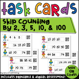 QR Code Math Task Cards: Skip Counting