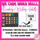 QR Code Word Wall - Reading and Writing Terms and Skills w