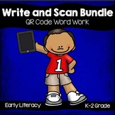 QR Code: Write and Scan Word Work Bundle