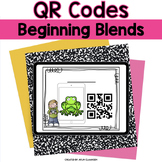 QR Codes- Beginning Blends Literacy Center