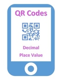 QR Codes Decimal Place Value Task Cards