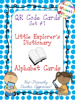 Preview of QR Code Cards--Little Explorer's Dictionary