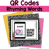 QR Codes - Rhymes Literacy Center - Rhyming Activity