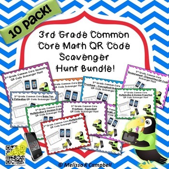 Preview of QR Codes Scavenger Hunts Bundle