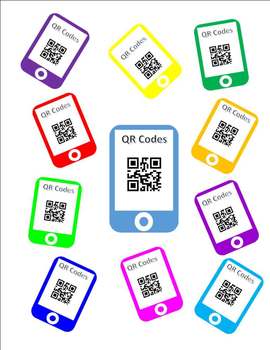 Preview of QR Codes Template - Large Card Size