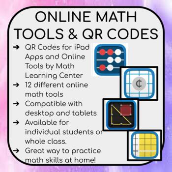 Preview of QR Codes for Online Math Tools