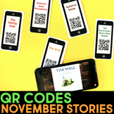 November Books Veteran's Day Stories QR Codes Read Alouds 