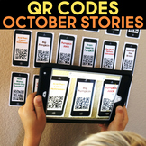 October & Halloween Stories - QR Codes of Videos for Liste