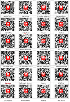 Preview of QR Codes for YA Book Trailers