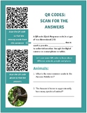 QR Codes - scan, read and answer the questions - Animals, 