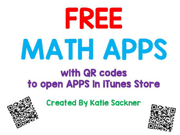 Preview of QR Codes to Free Math Apps