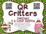 QR Critters: 2 & 3-Digit Addition {Christmas}