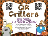 QR Critters: 2 & 3-Digit Addition {Halloween}