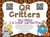QR Critters: 2 & 3-Digit Subtraction {Halloween}