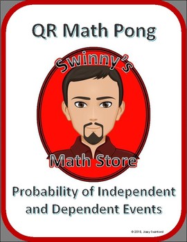 Preview of QR Math Pong: Probability of Independent and Dependent Events