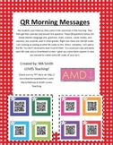 QR Morning Messages - Lang. Arts, Science, Soc. Studies, Math