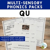 QU Multisensory Reading Orton-Gillingham Lesson Resource