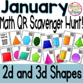 2D and 3D Shapes | QR Math Scavenger Hunt