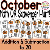 QR Math Scavenger Hunt - Addition & Subtraction to 20