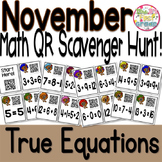 True Equations | QR Math Scavenger Hunt