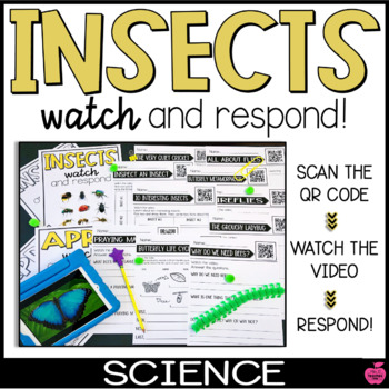 Preview of Insects QR Watch and Respond | April