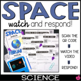 Space QR Watch and Respond | Earth Planets Stars Astronauts