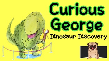 Preview of Curious George Dinosaur Discovery: QR code + Listening Center Response Sheets