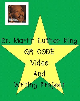 Preview of QR code Martin Luther King Jr. Evidence Based Writing Project
