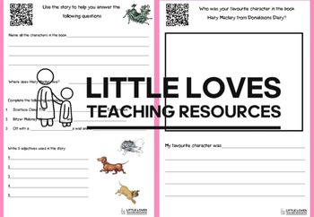 worksheet birthday reading Maclary comprehension activity from pack code QR  Hairy