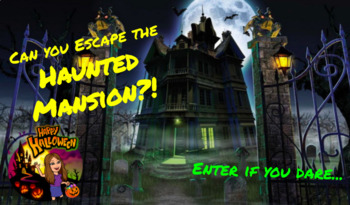 Preview of Haunted Mansion Escape FREEBIE