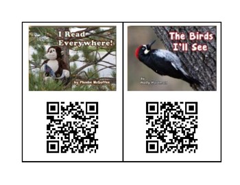 Preview of QR codes Unite for Literacy Book Station