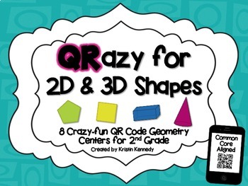 Preview of 2D and 3D Shapes Centers with QR Codes