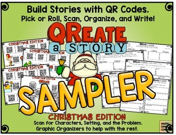 QReate A Story: Christmas Edition!  QR Codes and Creative Writing.  FREE SAMPLE