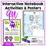 QU Interactive Notebook Activities and Posters **FREEBIE**