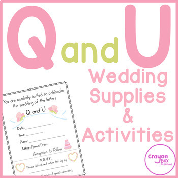 Preview of QU Wedding Supplies and Activities