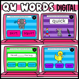 QU Words Interactive Slides for Google Classroom l Digital