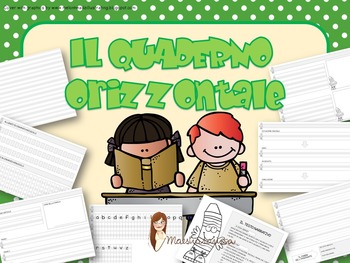 Preview of QUADERNO ORIZZONTALE DI ITALIANO